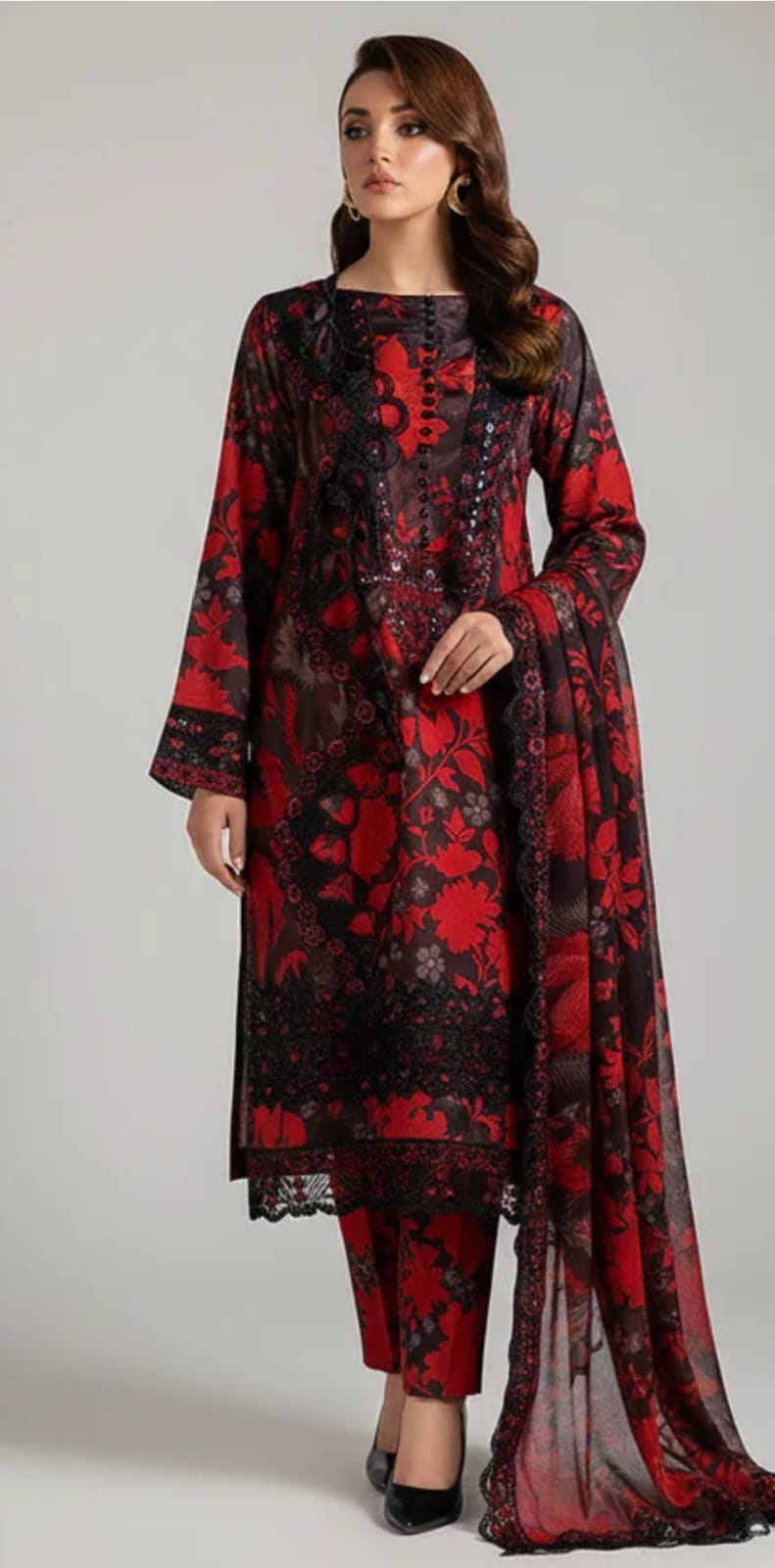 Ramsha 3-PC Digital Embroidery Lawn Collection (D-5181)