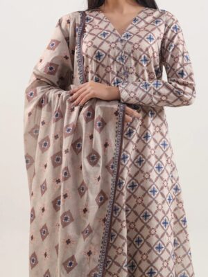 SAYA 3pc Lawn Suit | Factory Outlet Stock | U01-25666-07A