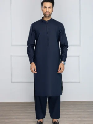 Grace Unstitched Plain Cotton Fabric - Navy Blue