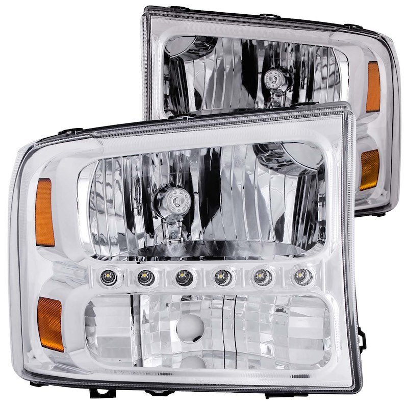 ANZO USA Crystal Headlight Set 111088 1